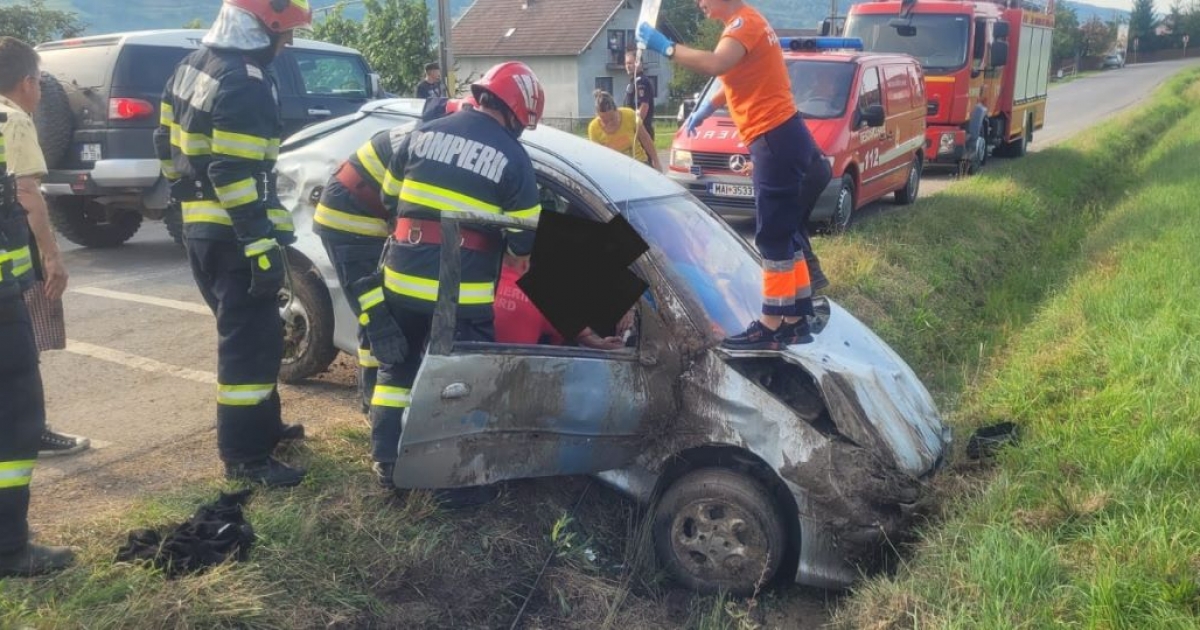 Árokba sodródott egy autó Zetelakán